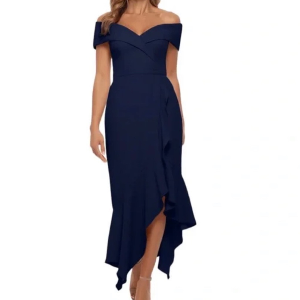 XSCAPE Off The Shoulder Dress